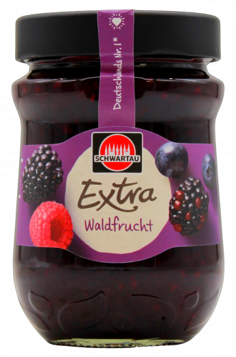 Schwartau Extra Waldfrucht 4 x 340g Gläser