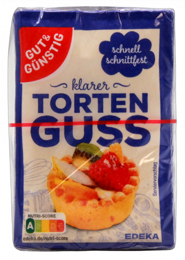 Gut & Günstig Tortenguss klar 15 x 72g Packungen