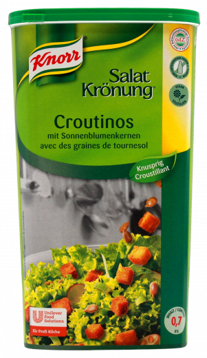 Knorr Salatkrönung Croutinos Sonnenblumenkerne 1 x 700g Becher