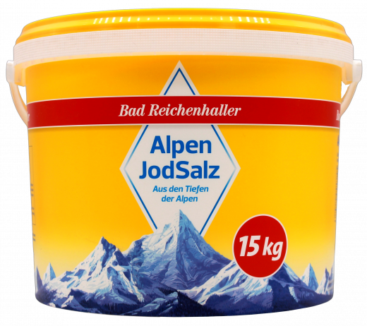 Bad Reichenhaller Alpenjodsalz 15 kg Eimer