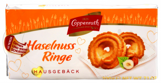 Coppenrath Hausgebäck Haselnuss Ringe 7 x 200g Packungen