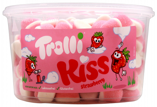 Trolli Schaum Erdbeeren 975g Dose