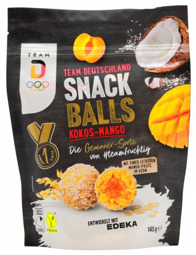 Edeka Snack Balls Kokos Mango 10 x 145g Packungen