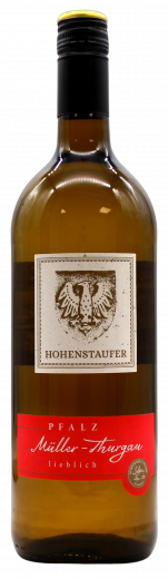 Pfalz Hohenstaufer Müller-Thurgau QbA mild weiß 10.5% vol., 6 x 1000ml Flasche