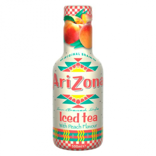 AriZona Ice Tea Peach, 6 x 500ml Flaschen EINWEG