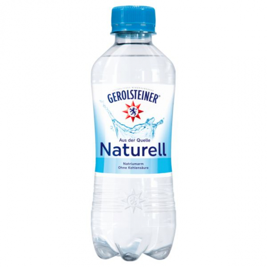 Gerolsteiner Naturell Mineralwasser ohne CO2 24 x 330ml Flaschen EINWEG