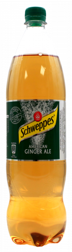 Schweppes American Ginger Ale, 6 x 1250ml Flaschen EINWEG