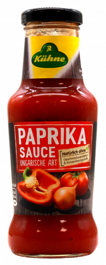 Kühne Paprikasauce ungarische Art 6 x 250ml Flaschen