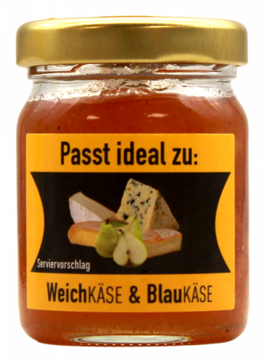 R&Z Birnen Senfsauce, 6 x 60g Gläser