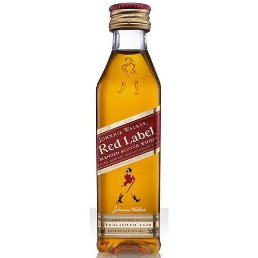 Johnnie Walker Red Label Miniaturflasche PET 40% vol., 12 x 50ml Flaschen