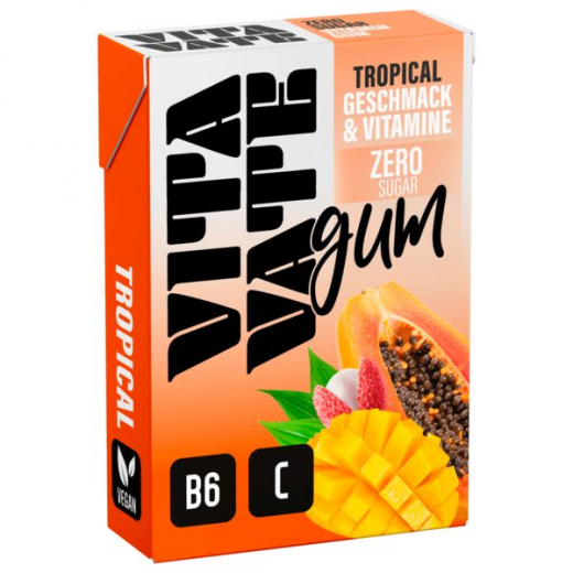 Vitavate Kaugummi Tropical, 20 x 28.2g Packungen