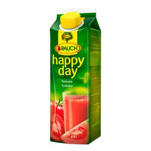 Rauch Happy Day Tomate 100% Saft, 6 x 1 l Getränkekarton