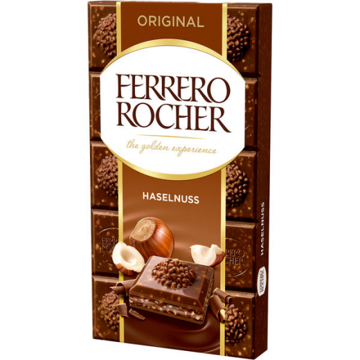 Ferrero Rocher Haselnuss, 8 x 90g Tafeln