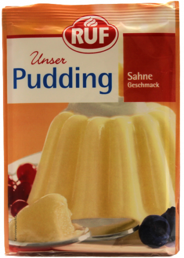 RUF Unser Pudding Sahne-Geschmack 6 x 114g Packungen