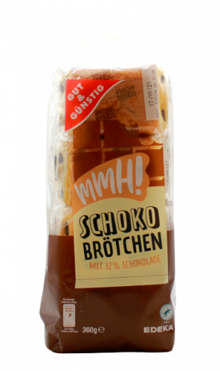 Gut & Günstig Schoko Brötchen, 7 x 360g Beutel