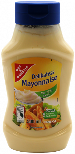 Gut & Günstig Delikatess Mayonnaise 6 x 500ml Tuben