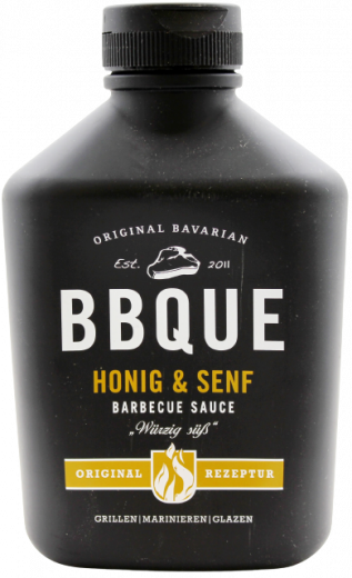 Bavarian BBQUE Honig & Senf Sauce 6 x 400ml Flaschen