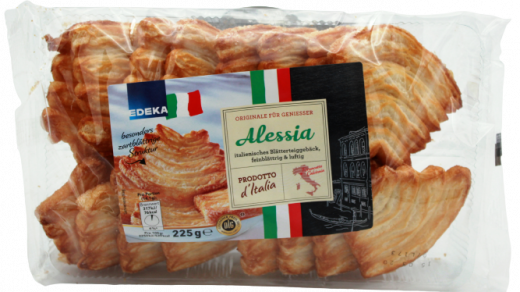 Edeka Alessia Italienisches Blätterteiggebäck 9 x 225g Packungen