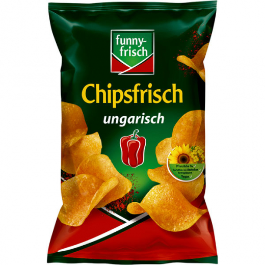 funny-frisch Chipsfrisch ungarisch, 5 x 150g Tüten