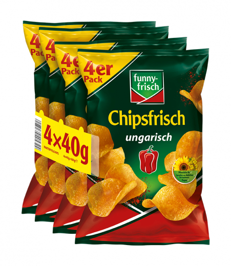 funny-frisch Chipsfrisch ungarisch 5 x 4 x 40g Tüten