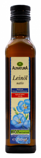 Alnatura Leinöl nativ 3 x 250ml Flaschen