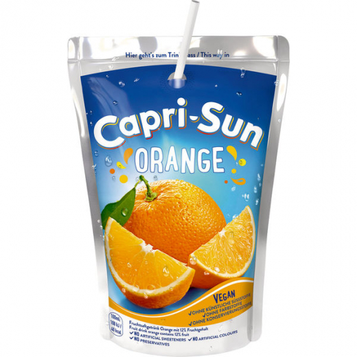 Capri-Sun Orange, 40 x 200ml Trinkpäckchen