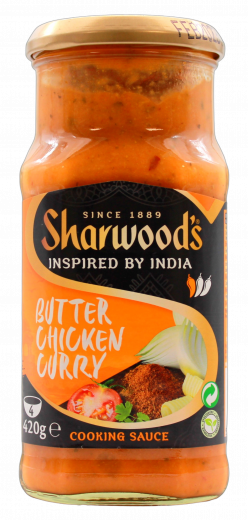 Sharwoods Butter Chicken Curry Sauce 6 x 420g Gläser