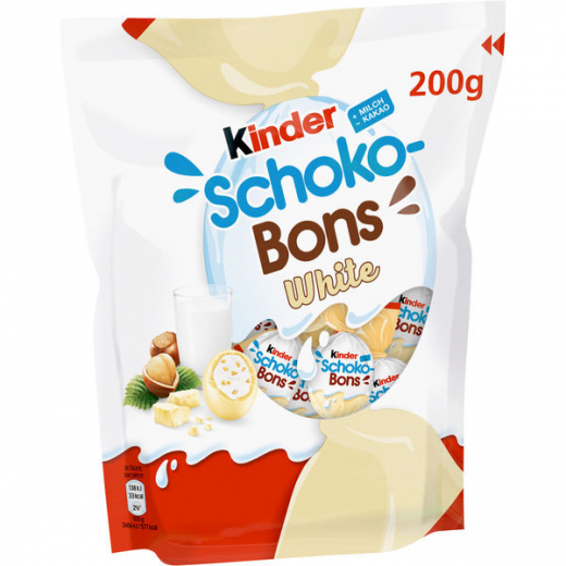 Ferrero Kinder Schoko-Bons White, 18 x 200g Tüten