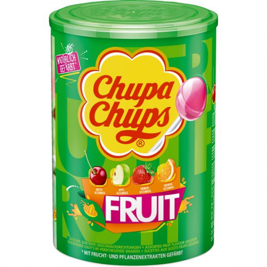 Chupa Chups Frucht Lutscher, 100 x 12g Lutscher