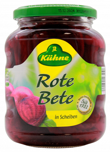 Kühne Rote Bete Scheiben 10 x 220g Gläser