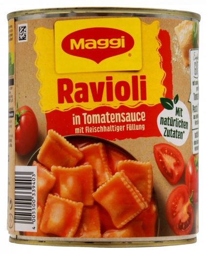 Maggi Ravioli in Tomatensoße 3 x 800g Dosen