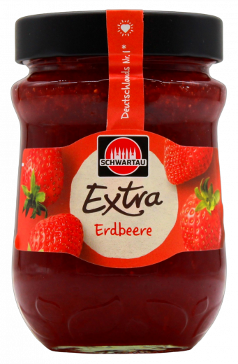 Schwartau Extra Erdbeere 4 x 340g Gläser