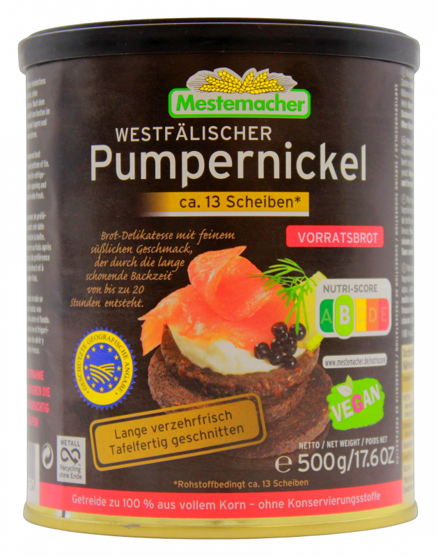 Mestemacher Dosenbrot Pumpernickel | Online kaufen