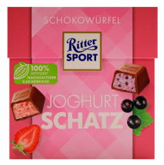 Ritter Sport Schokowürfel Joghurt Schatz 4 x 176g Schachteln