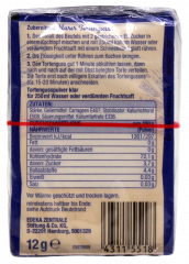 Gut & Günstig Tortenguss klar 15 x 72g Packungen