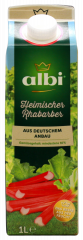 albi Heimischer Rhabarber, 6 x 1000 ml Getränkekartons