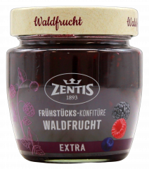 Zentis Frühstückskonfitüre Extra Waldfrucht, 5 x 230g Gläser