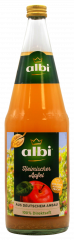 albi Apfel Direktsaft naturtrüb, 6 x 1000 ml Flaschen MEHRWEG