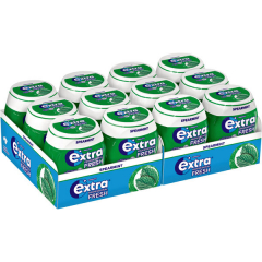 Wrigleys Extra Professional Fresh Spearmint ohne Zucker 12 x 50er Dosen