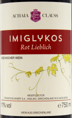 Imiglykos rot lieblich 11% vol., 6 x 750ml Flaschen