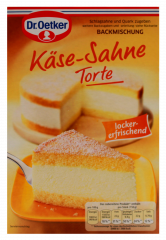 Dr. Oetker Käse-Sahne-Torte Backmischung 4 x 385g Packungen