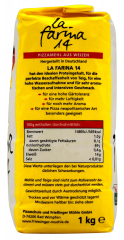 Frießinger Mühle la farina 14 Pizzamehl Typ 00, 14 5 x 1000g Packungen