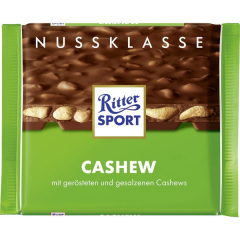 Ritter Sport Nussklasse Cashew 6 x 100g Tafeln