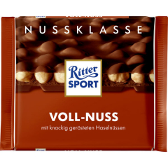 Ritter Sport Nussklasse Voll-Nuss 5 x 100g Tafeln