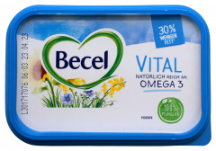 Becel Vital natürlich reich an Omega 3 Margarine 8 x 225g Packungen