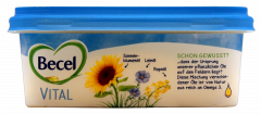 Becel Vital natürlich reich an Omega 3 Margarine 8 x 225g Packungen