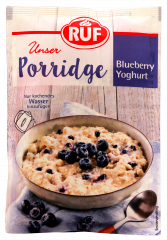 Ruf unser Porridge Bluberry Yoghurt 13 x 65g Packungen