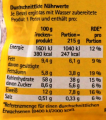 Ruf unser Porridge Schoko Banane 13 x 65g Packungen