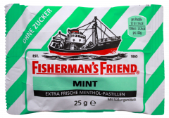 Fishermans Friend Mint ohne Zucker 24 x 25g Beutel
