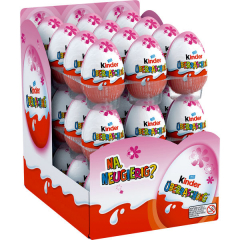 Ferrero Kinder Überraschungs-Ei Rosa, 36 x 20g Eier